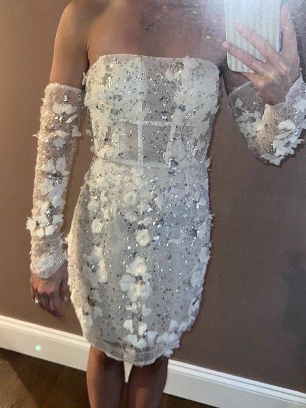 Bridal Mini Dress - Picture 3 of 3